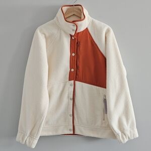 Alder Go Far Fleece Jacket Women’s Medium / Large Cream Outdoors Gorpcore NWT